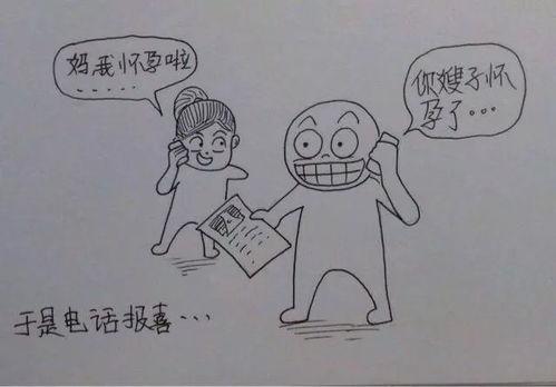 老公画老婆怀孕漫画,老公眼中的温馨瞬间